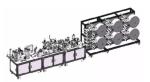 Disposable Anti Saliva Non Woven Face Mask Making Machine