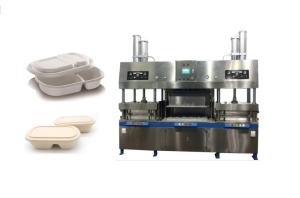 Quality 6000KG Pulp Molding Clamshell Lunch Box Machine Electric Heating wholesale