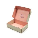 Customized Folding Corrugated Cardboard Box Industrial Shoes Clothing Varnishing
