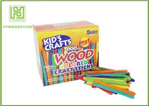 Quality Multi - Color Math Natural Wood Sticks , Mini Craft Wooden Counting Sticks For Child wholesale