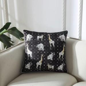 Quality Room Office Cushion Cover Color Combinations 45*45cm Velvet Golden Bedding Pillow Cover wholesale
