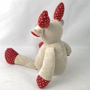Quality Christmas Animal 2.8in Santa Soft Toy Moose Plush Toy X'Mas Gifts 41 X 23cm wholesale