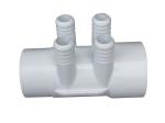 Water Manifold 2"-4*3/4 Pipe Fittings Underground Massage bath Four Way Plumbing