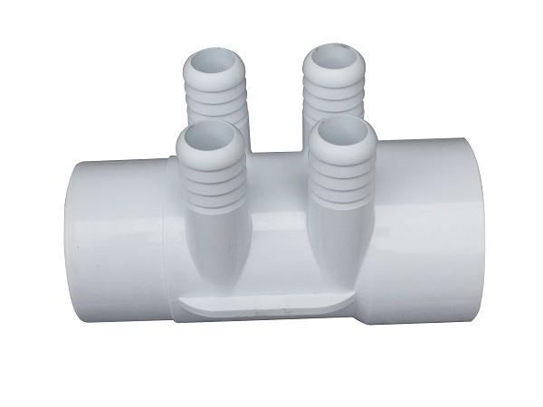 Water Manifold 2"-4*3/4 Pipe Fittings Underground Massage bath Four Way Plumbing