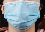 Breathable 3 Ply Medical Surgical Mask Disposable Non Woven BFE 99%