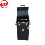Carbon Steel Adjustable 1460mm Outdoor Charcoal BBQ Grill