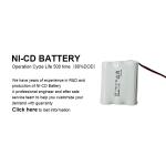 Rechargeable Nickel Cadmium Battery 800mAh 3.6v 600mah Nicd Battery