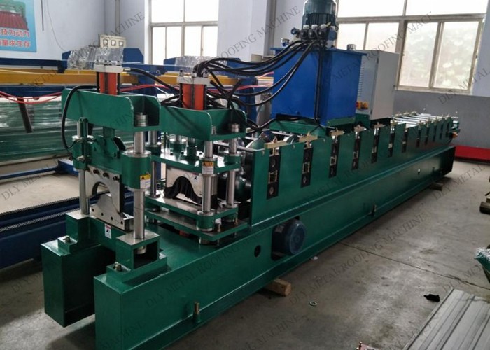 10KW Metal Roof Ridge Cap Roll Forming Machine 1.25m Ridge Roof Tile Roll Former
