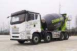 Jiefang Concrete Cement Mixer Truck 13890 Kg Diesel Concrete Mixer For Truck