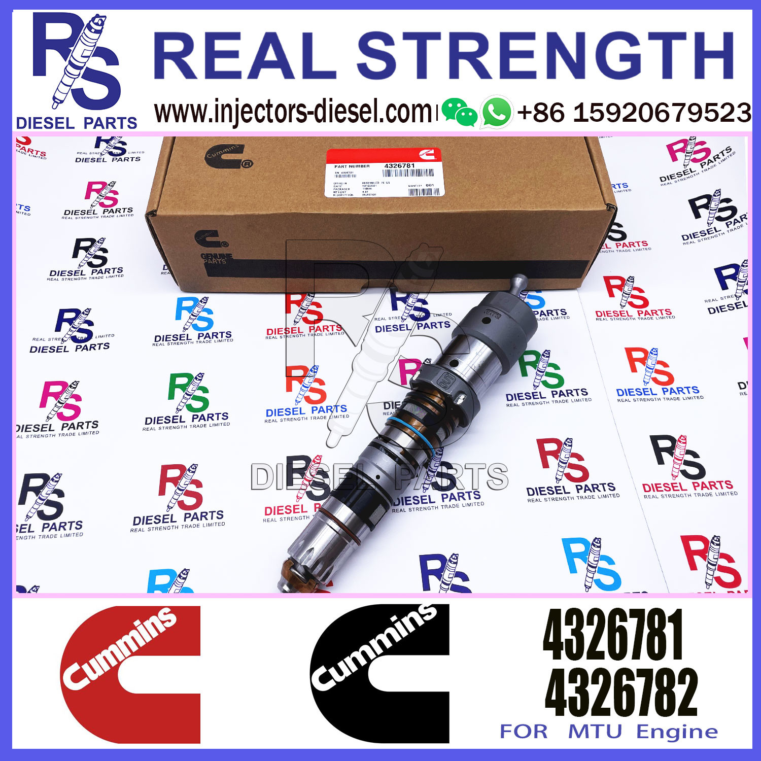 Diesel Common Rail Fuel Injector 4088416 4087893 4001813 4088428 4088427 4326781 4326780