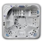 7 Person Outdoor Whirlpool Spa Hot Tub With Multi Colored Lighting And Cup