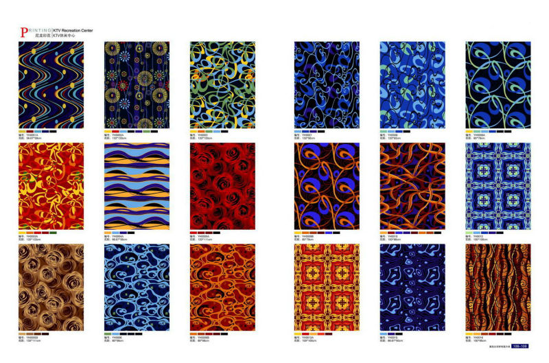 Living Room Modern Home Carpet Bright Color Tufted Nylon Printed Design