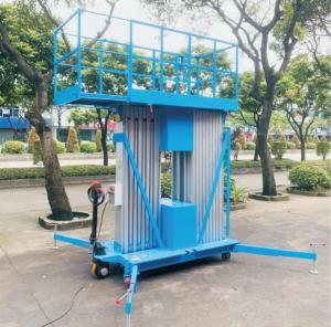 Quality Aluminum Alloy Hydraulic Loading Platform 250kg Vertical Material Handling Lifts wholesale