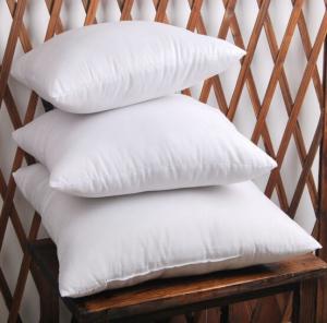 Quality Grey Duck Feather Cotton Cushion Inserts White Knife Edge OEM wholesale
