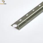 Polish Bronze Quarter Round Metal Tile Trim 7/16'' For Decoration