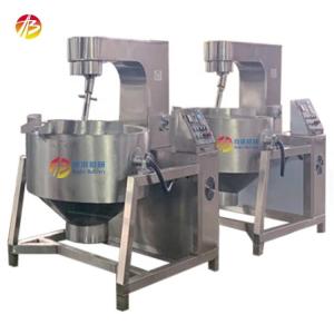 Quality 304 Stainless Steel Industrial Chilli Sauce Cooking Kettle with Customizable Agitator wholesale