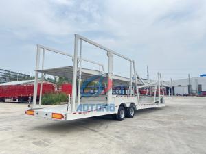 Quality Hydraulic Deck Car Carrier Semi Vehicle Transport Truck Trailer wholesale