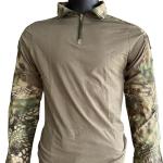 Outdoor Breathable Suit Olive Green Black Frog Suit with 4 Seasons and TWILL