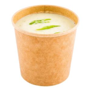 Quality Desserts PE Coated 30ozDisposable Food Grade Biodegradable Eco Paper Food Container Kraft Soup Bowl wholesale