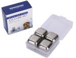 Ice Cube Silver Mirror Polishing Metal Wine Cooler 27MM