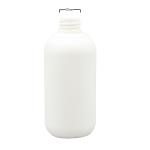 400ml Milky White Cylindrical HDPE Toiletries Baby Shampoo Bottle
