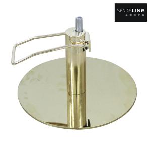 Quality 16kg Weighted Gold Base For Barber Salon Chairs Lift Oil Pump Base 150mm Trips wholesale