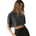 Blank Crop Top Tee Shirt Plain Crop T Shirts For Women