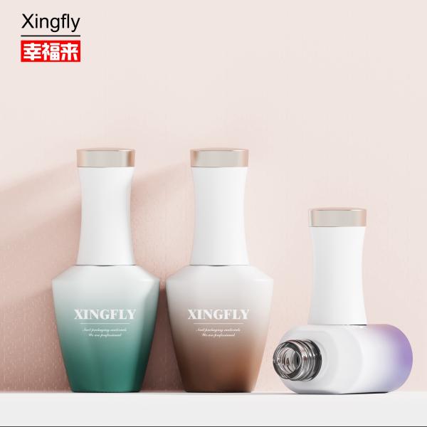 12ml Gel Nail Polish Glass Bottle Customizable Durable Unique Empty Nail Polish