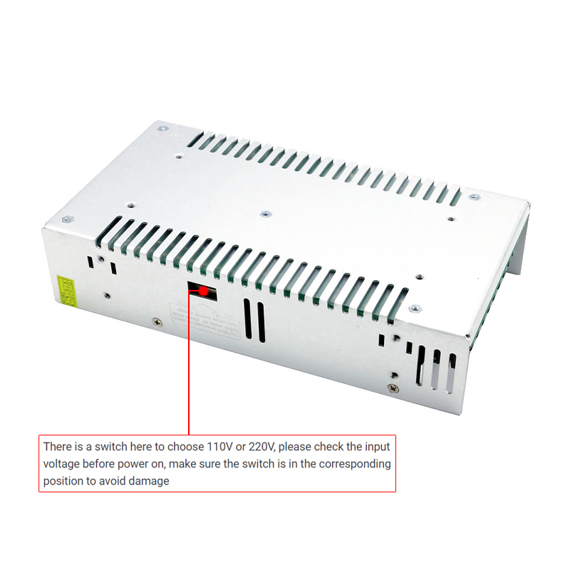 12V 500W Switching Power Supply For LED Lights AC 100V 240V To DC 12V