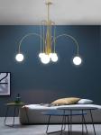 Modern Designer Glass Ball Chandelier Lighting For Living Room/Bedroom/Office