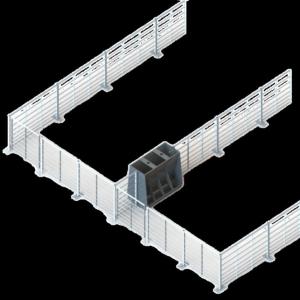 Quality Hygienic Livestock Farm Equipment Galvanized Steel Fattening Pigs Cage wholesale