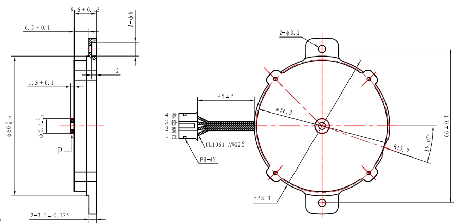 Casun Nema 23 Flat Stepper Motor High Torque Two Phase CE And RoHS