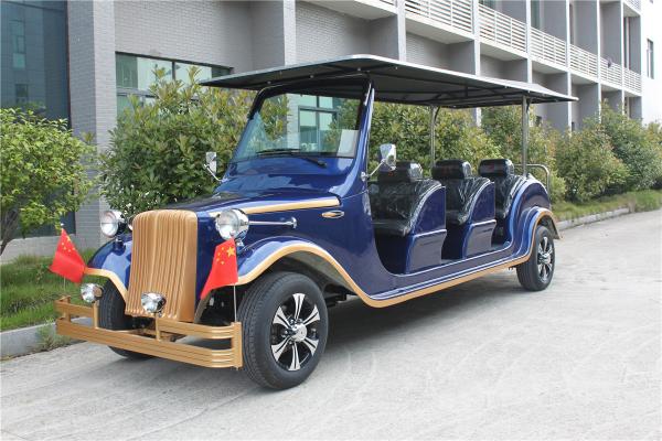 Battery Operated Custom Electric Golf Carts , 6 Person Classic Motorised Golf
