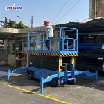 1500kg Hydraulic Mobile Scissor Lift 16s-132s Portable Aerial Lift