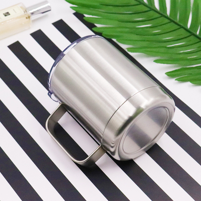 12oz Stainless Steel Insulated Coffee Mug With Handle Double Wall