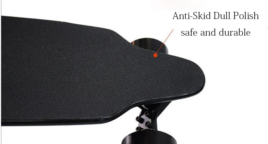 Stable Lightweight Electric Skateboard 36V Lithium Battery No Noise Pollution