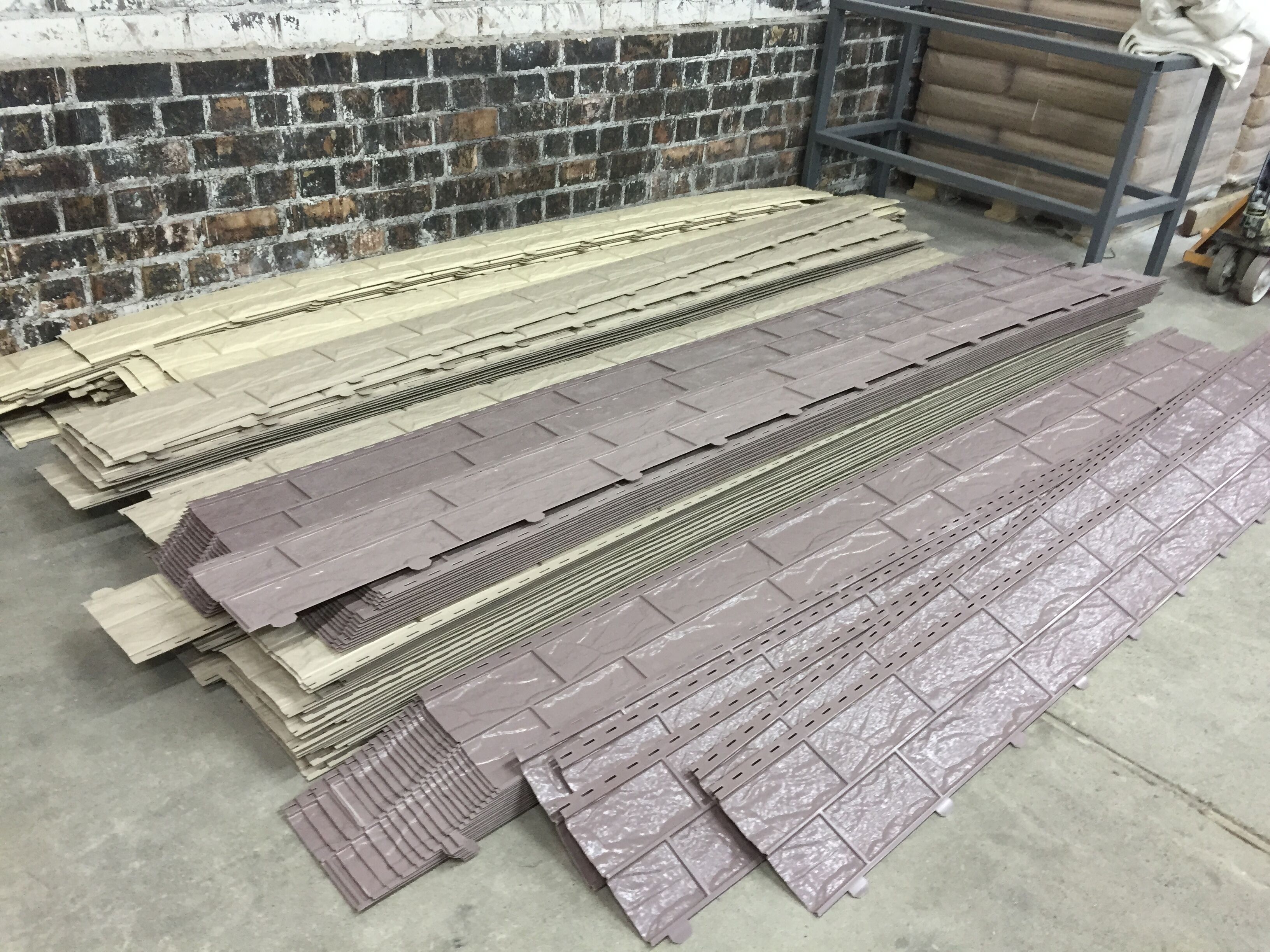 380V 50hz Double-screw PVC Faux Marble Sheet Production Line with Double-screw Design