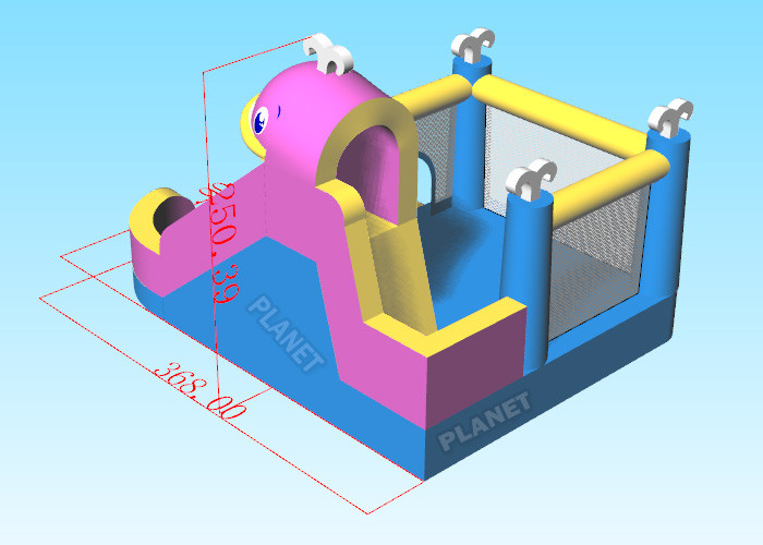 Kids 420D Oxford Cloth Inflatable Water Jumping Bouncer