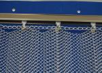 Stainless Steel Metal Mesh Curtains Wall Decoration Colorful Diamond Shaped
