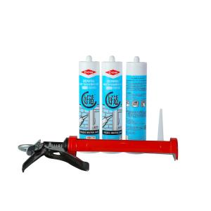 China High Strength 300ml White Dowsil Silicone Sealant No Vertical Flow on sale