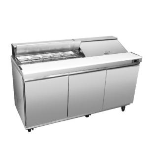 Quality Salad Display 300W Commercial Fridge Freezer wholesale