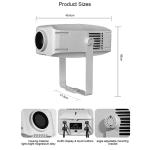 Outdoor Gobo Projector 400w Advertisement Projector Rotating Led Waterproof IP65