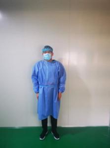 Long Sleeve Infection 40g Disposable Protection Suit