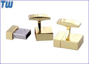 Quality Golden Noble Cufflink 16GB USB Stick Flash Drive Tiny Body Huge Data Storage wholesale