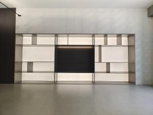 Quality European Wall Mounted TV Cabinet Design Storage Shelf For Living Room wholesale