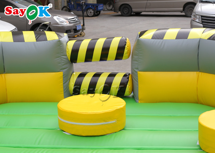 Inflatable Backyard Games 6m Crazy Inflatable Meltdown Machine Meltdown Wipeout Game For Amusement