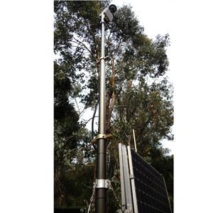 6m locking pneumatic telescopic mast for mobile CCTV vehicle telescoping mast