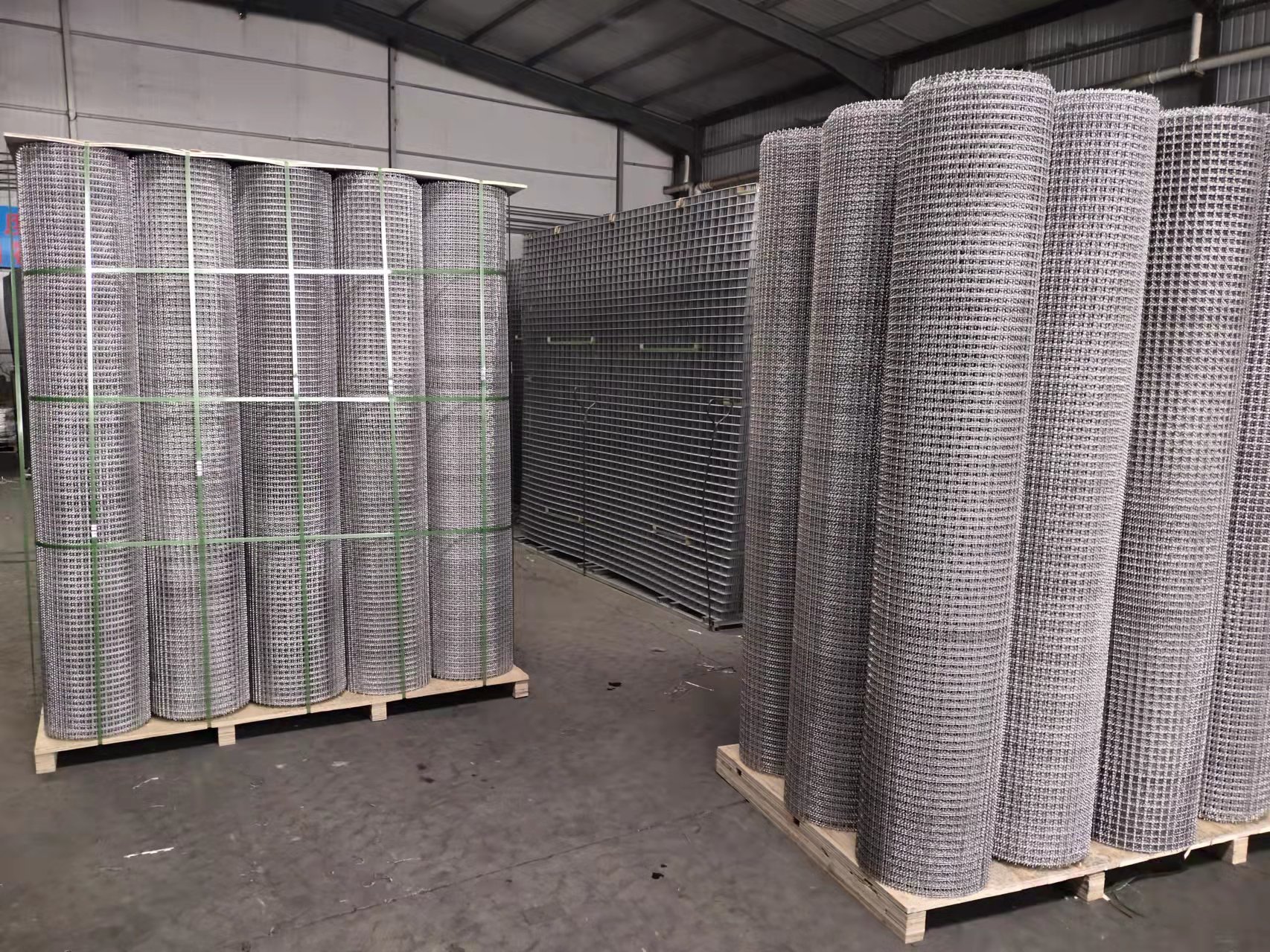 aluminum crimped wire mesh