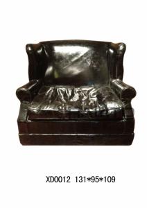 Quality Luxury antique two seater leather sofa/rectangle two seats antique leather sofa wholesale