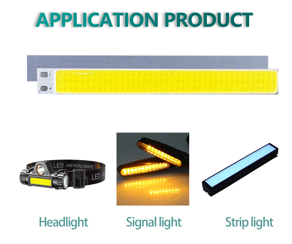 Aluminum PCB COB LED Light Strip - Decorative, Landscape, Park Lighting, Waterproof & Dimmable